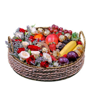 Ramadan Flowers and Fruits Basket