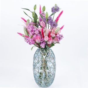 lillies in vase