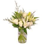 lilly flowers in vase