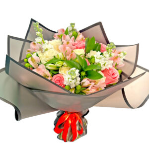 Soft touch flower bouquet - Alstroemeria