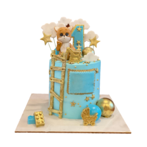 Cloud with Teddy Theme Cake