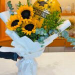 sunflower-grad-bouqet