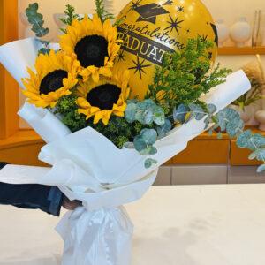 sunflower-grad-bouqet